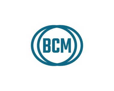 BCM logo tasarım vektör şablonu. BCM