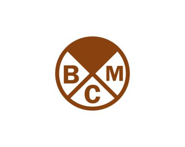 BCM logo tasarım vektör şablonu. BCM