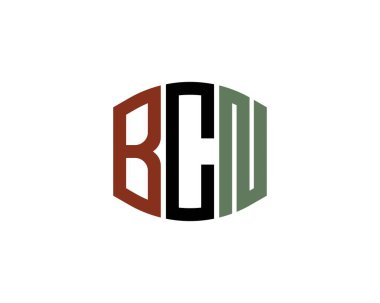 BCN logo tasarım vektör şablonu. BCN