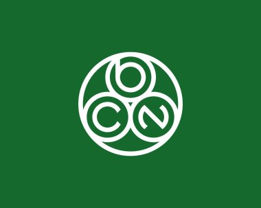 BCN logo tasarım vektör şablonu. BCN
