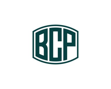 BCP logo tasarım vektör şablonu. BCP