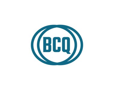BCQ logo tasarım vektör şablonu. BCQ