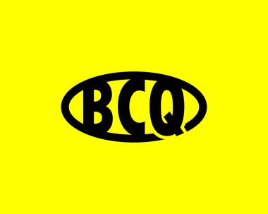 BCQ logo tasarım vektör şablonu. BCQ