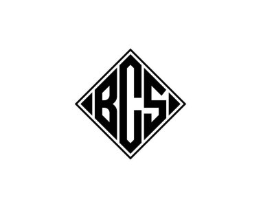 BCS logo tasarım vektör şablonu. BCS