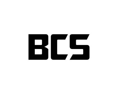 BCS logo tasarım vektör şablonu. BCS