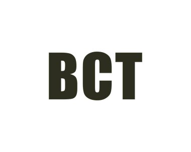 BCT logo tasarım vektör şablonu. BCT