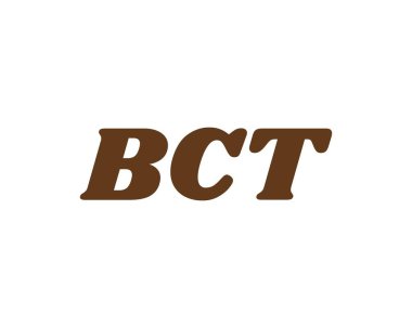 BCT logo tasarım vektör şablonu. BCT