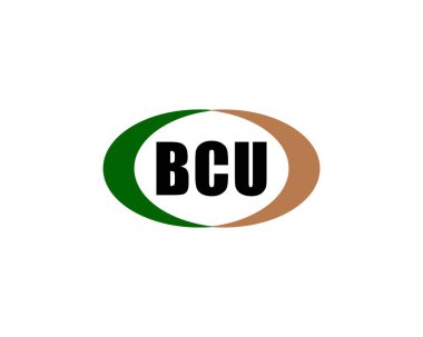 BCU logo tasarım vektör şablonu. BCU