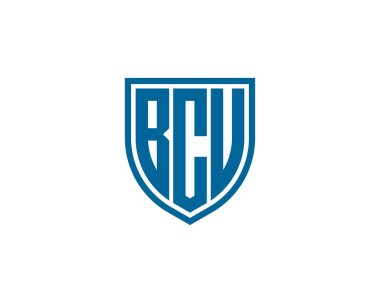 BCU logo tasarım vektör şablonu. BCU