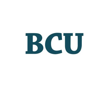 BCU logo tasarım vektör şablonu. BCU