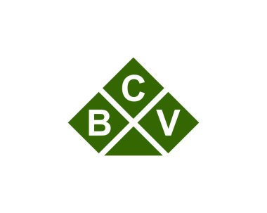 BCV logo tasarım vektör şablonu. BCV
