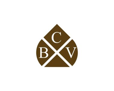 BCV logo tasarım vektör şablonu. BCV