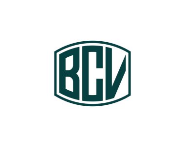 BCV logo tasarım vektör şablonu. BCV