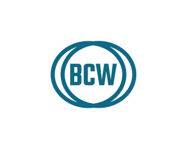BCW logo tasarım vektör şablonu. BCW