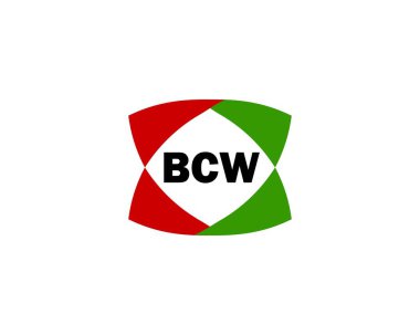 BCW logo tasarım vektör şablonu. BCW