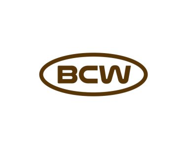BCW logo tasarım vektör şablonu. BCW