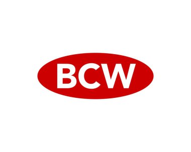 BCW logo tasarım vektör şablonu. BCW