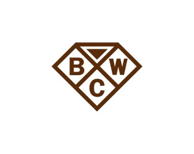 BCW logo tasarım vektör şablonu. BCW