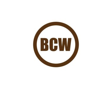 BCW logo tasarım vektör şablonu. BCW