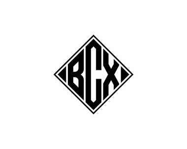 BCX logo tasarım vektör şablonu. BCX