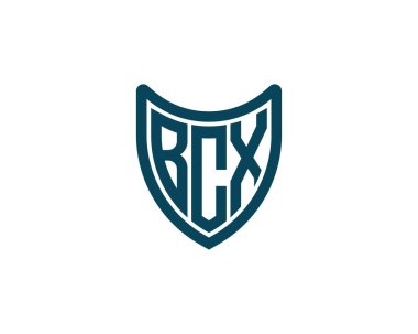 BCX logo tasarım vektör şablonu. BCX
