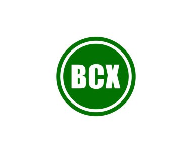 BCX logo tasarım vektör şablonu. BCX