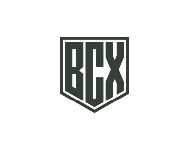 BCX logo tasarım vektör şablonu. BCX
