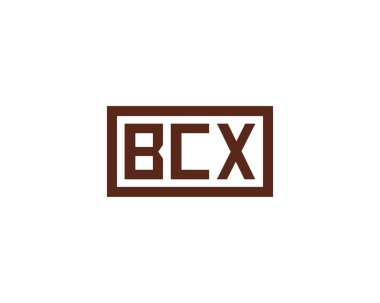 BCX logo tasarım vektör şablonu. BCX