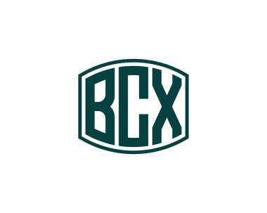 BCX logo tasarım vektör şablonu. BCX