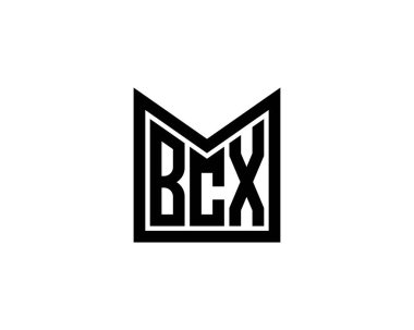 BCX logo tasarım vektör şablonu. BCX