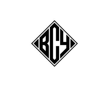 BCY logo tasarım vektör şablonu. BCY