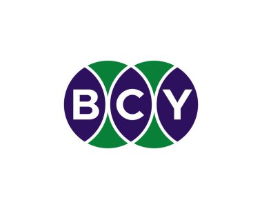 BCY logo tasarım vektör şablonu. BCY