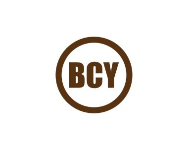 BCY logo tasarım vektör şablonu. BCY