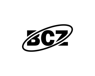 BCZ logo tasarım vektör şablonu. BCZ