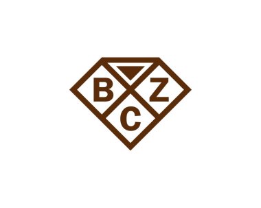 BCZ logo tasarım vektör şablonu. BCZ