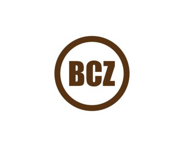 BCZ logo tasarım vektör şablonu. BCZ