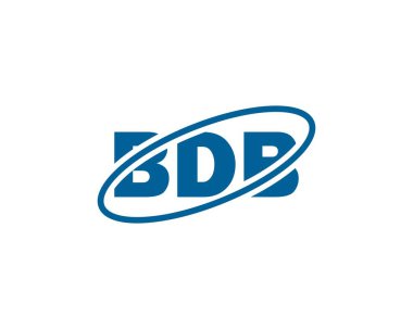 BDB Logo tasarım vektör şablonu. BDB