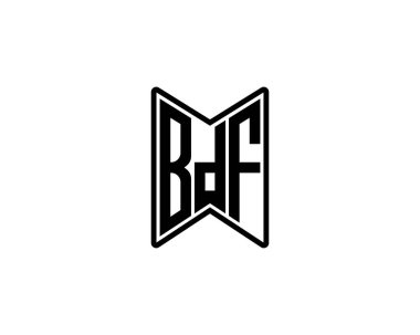 BDF logo tasarım vektör şablonu. BDF