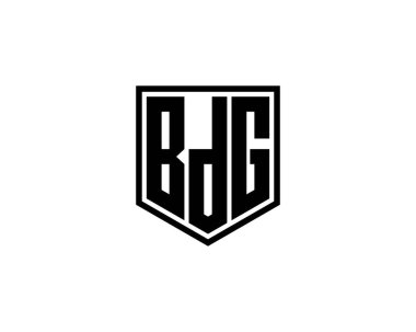BDG logo tasarım vektör şablonu. BDG
