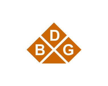 BDG logo tasarım vektör şablonu. BDG