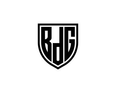 BDG logo tasarım vektör şablonu. BDG