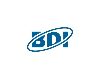 BDI logo tasarım vektör şablonu. BDI