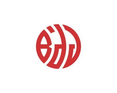 BDJ logo tasarım vektör şablonu. BDJ