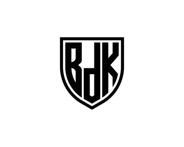 BDK logo tasarım vektör şablonu. BDK