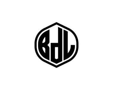 BDL logo tasarım vektör şablonu. BDL
