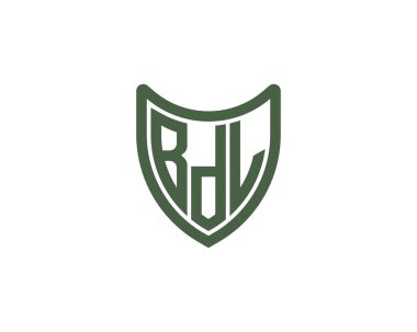 BDL logo tasarım vektör şablonu. BDL