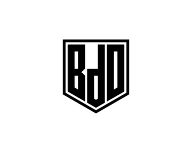 BDO logo tasarım vektör şablonu. BDO