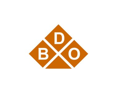 BDO logo tasarım vektör şablonu. BDO