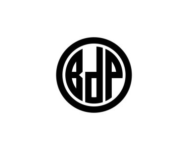 BDP logo tasarım vektör şablonu. BDP