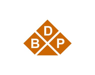 BDP logo tasarım vektör şablonu. BDP